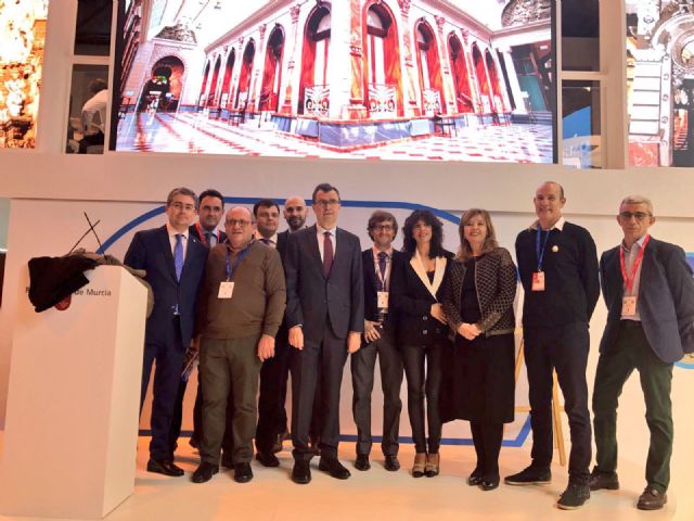 Murcia presume de su riqueza patrimonial en Fitur 2018