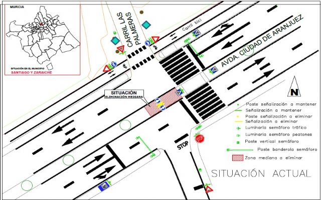 El Ayuntamiento acometerá las obras para mejorar la conectividad y la fluidez vial en avda. Ciudad de Aranjuez