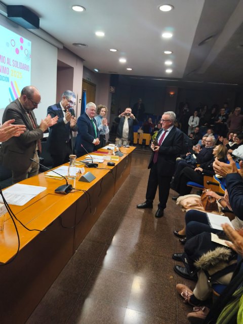 Juan Gómez Fayren, Premio al Solidario Anónimo en su XXVI Edición