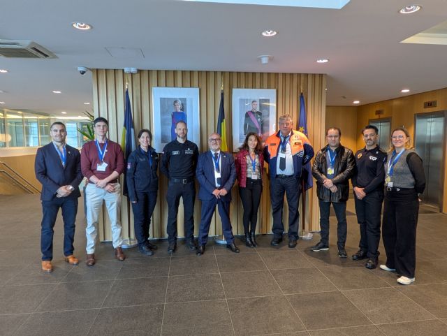 La Policía Local de Murcia refuerza en Bruselas su papel en la cooperación europea para la protección de los espacios públicos y los lugares de culto