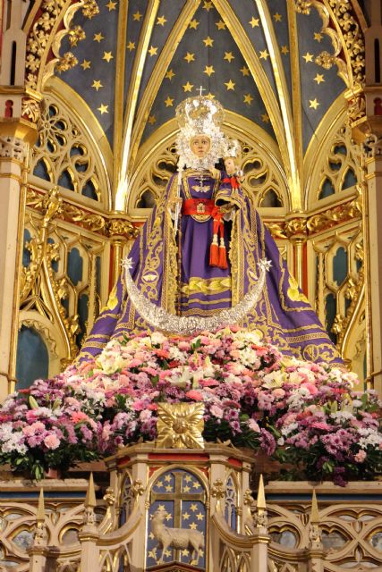 La Virgen de la Fuensanta se queda en la Catedral hasta septiembre