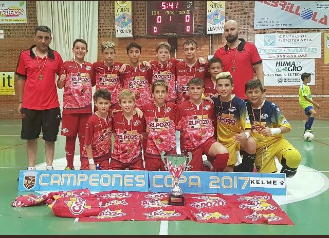 Los equipos PreBenjamín, Alevín e Infantil ElPozo FS se alzan con la Copa FFRM