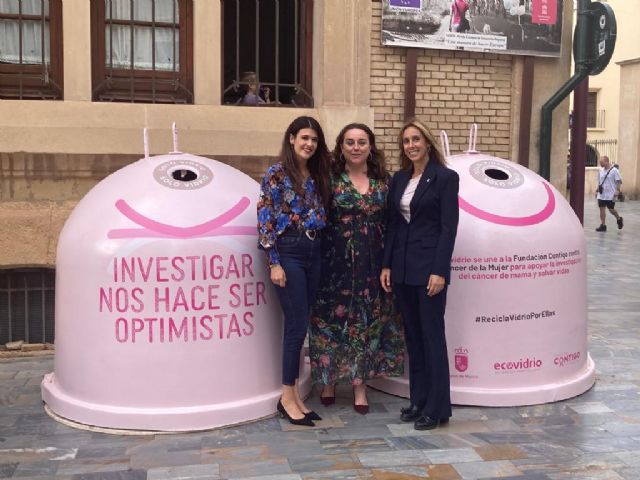 Murcia recaudará fondos para la investigación del cáncer de mama con la iniciativa 'Recicla Vidrio por Ellas'