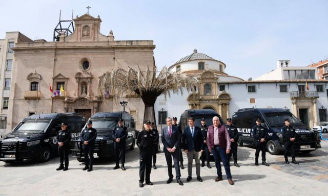El Ayuntamiento incorpora 6 nuevos vehículos especiales a la flota de Policía Local para reforzar la seguridad en Murcia y sus pedanías