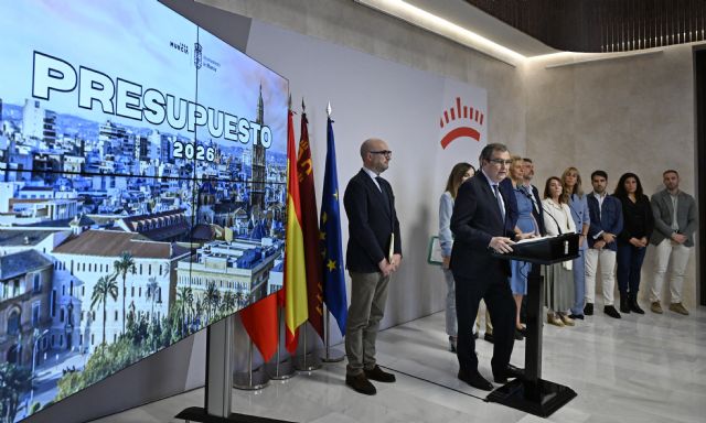 El Ayuntamiento de Murcia presenta su presupuesto para mejorar servicios públicos y consolidar el proyecto de ciudad