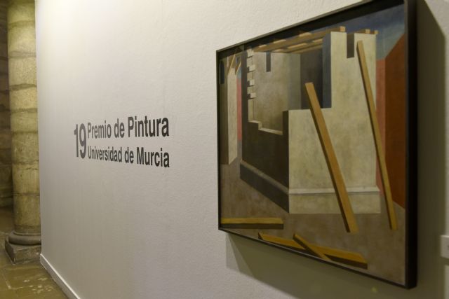 Exposición de obras del XIX Premio de Pintura de la Universidad de Murcia
