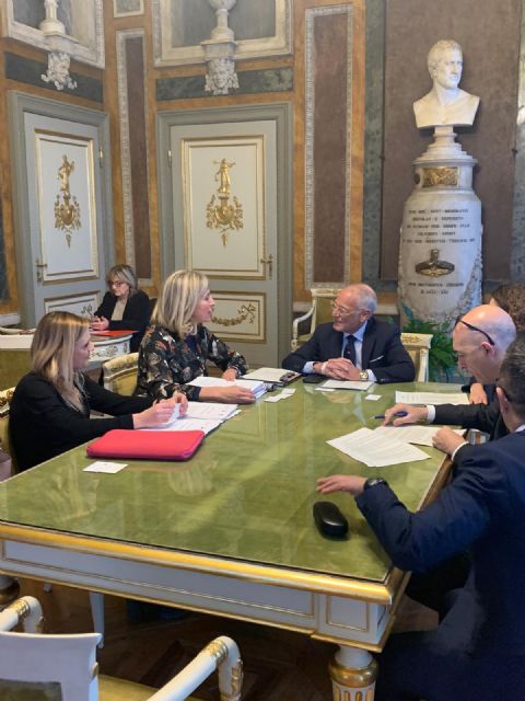 El Ayuntamiento celebra su primer encuentro de trabajo dentro del hermanamiento entre Murcia y Génova