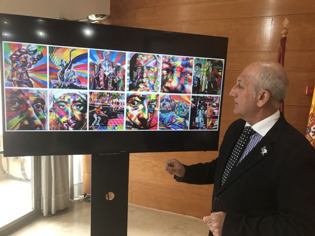 El brasileño Eduardo Kobra pintará en Murcia el primer mural que realiza en España