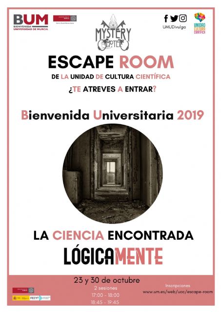 La Universidad de Murcia estrena una nueva temporada de su escape room durante el BUM