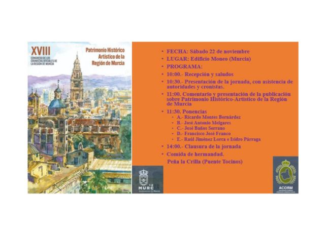Murcia celebra una edición de Jornadas de Patrimonio Histórico-Artístico, enmarcadas en el proyecto 'Murcia 1200'