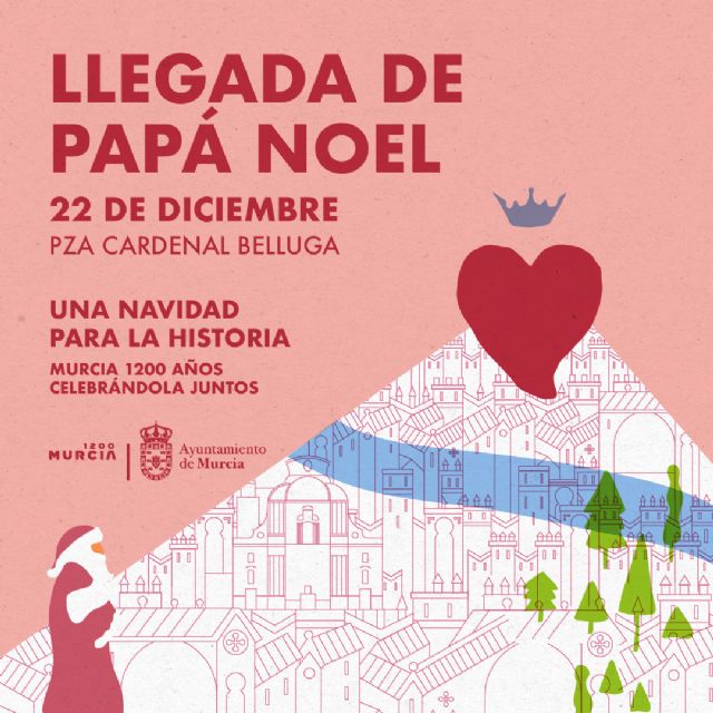 Ma&ntilde;ana llega Papá Noel con un gran espectáculo infantil dise&ntilde;ado para Murcia  en la Plaza del Cardenal Belluga