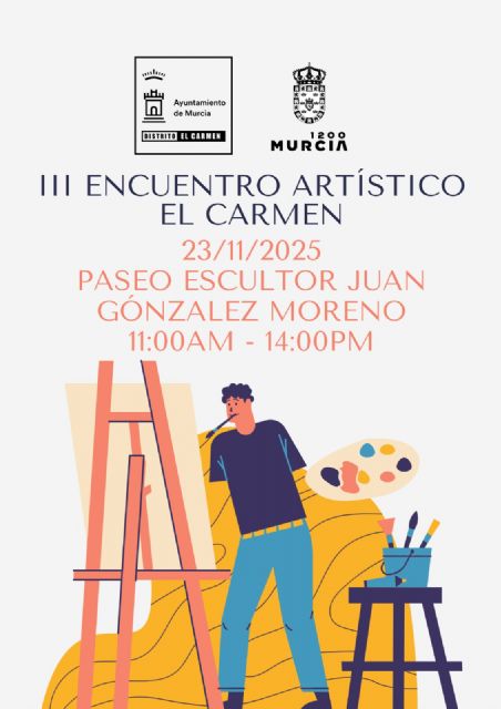 El Barrio de El Carmen acoge este domingo el III Encuentro Artístico 'El Carmen' con más de 40 creadores