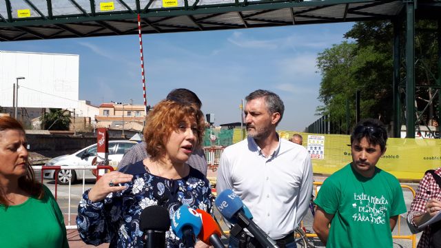 Ahora Murcia: 'Ballesta está desaparecido frente al caos existente en torno a las obras del AVE'