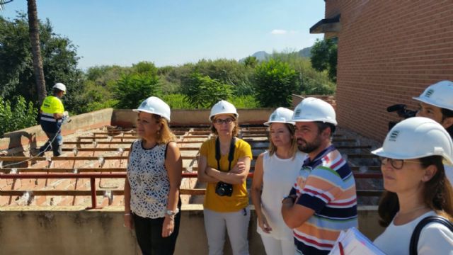 Sustituyen la cubierta del CEIP Saavedra Fajardo