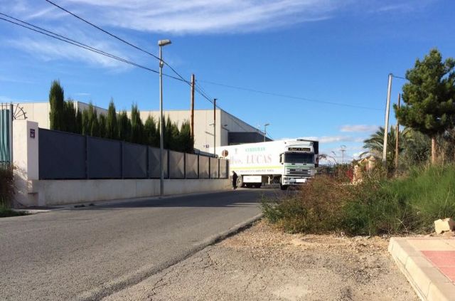 Ahora Murcia denuncia que obras previstas en Vereda del Catalán 'parece que buscan facilitar el paso del tráfico pesado'