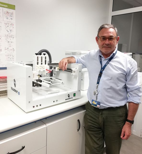 Investigadores de la UCAM patentan un nuevo biomaterial para regenerar hueso