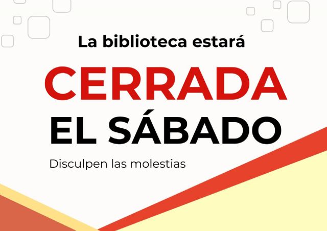 El PSOE lamenta que el Día de las Bibliotecas llegue a Murcia con centros cerrados y falta de personal