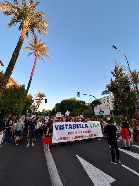 Cierre manifestación Vistabellla Viva