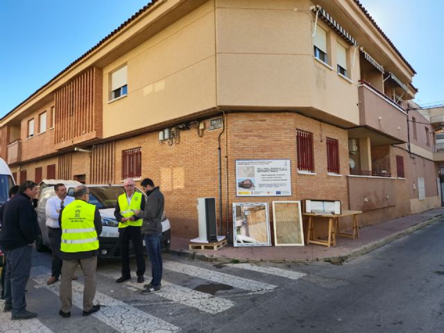 El Ayuntamiento impulsa la rehabilitación energética de un edificio municipal de viviendas en Churra con un presupuesto de casi 134.000 &euro;