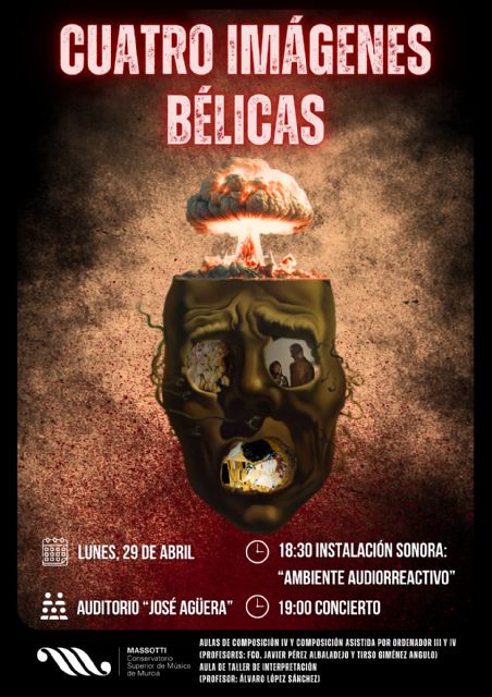 Los alumnos de Composición de cuarto curso del Conservatorio Superior de Música de Murcia presentan 'Cuatro imágenes bélicas'