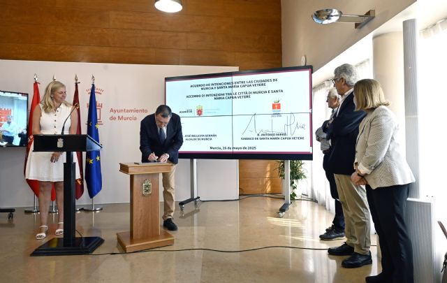 Murcia y Santa Maria Capua Vetere sellan un hermanamiento histórico impulsado por el legado de Salzillo