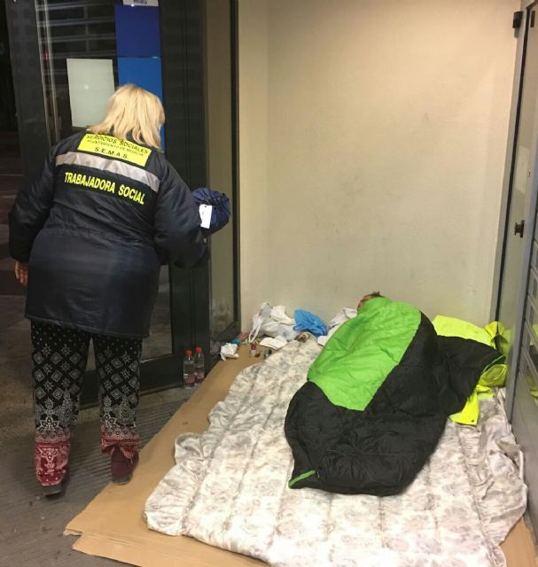 El SEMAS atiende a siete personas en la noche de Navidad