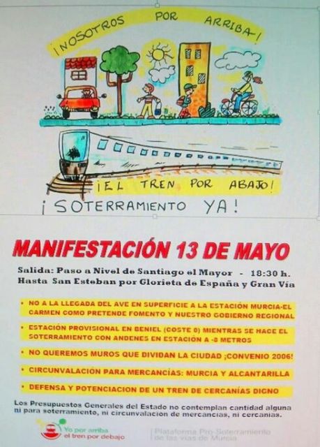 Navarro considera 'insostenible, inaudito e inverosímil' que la oposición del Ayuntamiento de Murcia apoye la llegada del AVE a Beniel