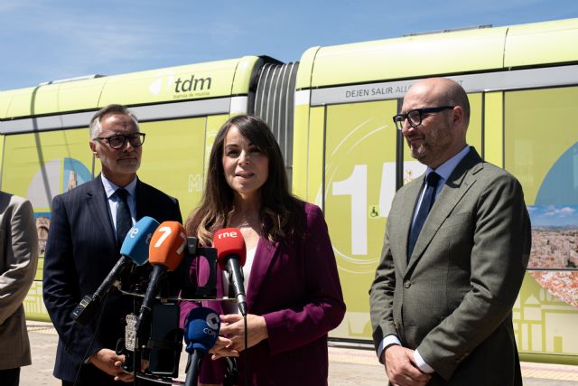 Murcia impulsa la fase definitiva de la ampliación del tranvía al Carmen coincidiendo con el 15 aniversario de la línea