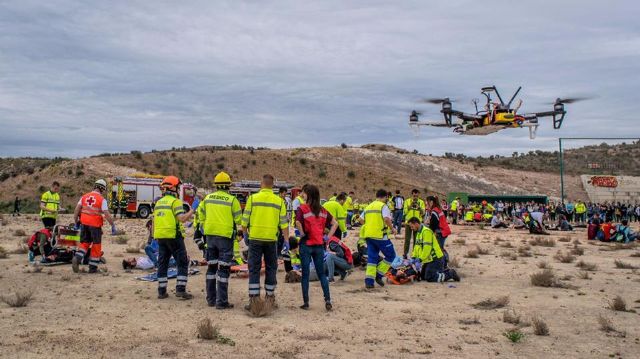 La UCAM incorpora los drones en Enfermería, tras demostrar su eficiencia en emergencias y catástrofes