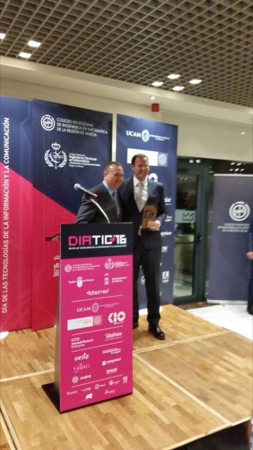 Los Premios DiatTIC 2016 premian el proyecto municipal Smart Murcia en la categoría de mejor proyecto TIC Entidad Local
