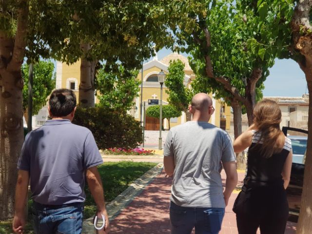 Finalizan las obras de ampliación de aceras en Corvera