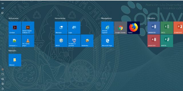 La Universidad de Murcia habilita un escritorio virtual con herramientas para estudiantes con discapacidad