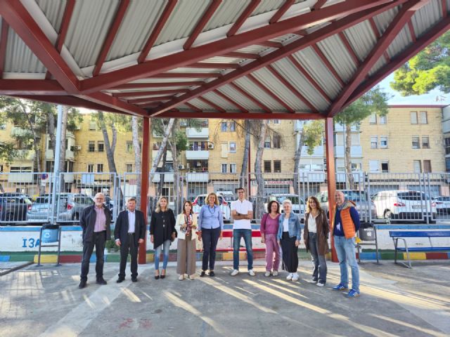 El Plan Sombra suma una nueva infraestructura en El Palmar y alcanza el 75% de los CEIP del municipio