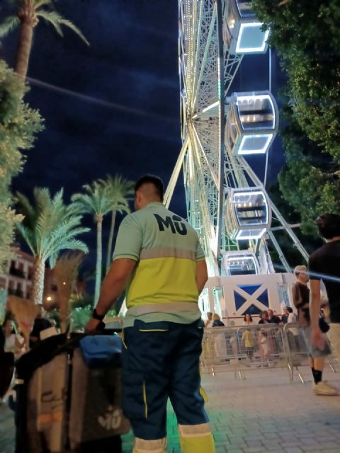 Más de 230 efectivos velarán por la limpieza y el reciclaje durante la Feria de Murcia 2025