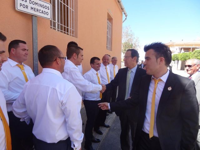 El Alcalde asiste a la presentación de una nueva cofradía en Los Garres