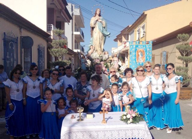 Sangonera la Verde celebra las fiestas en honor a la Purísima Concepción