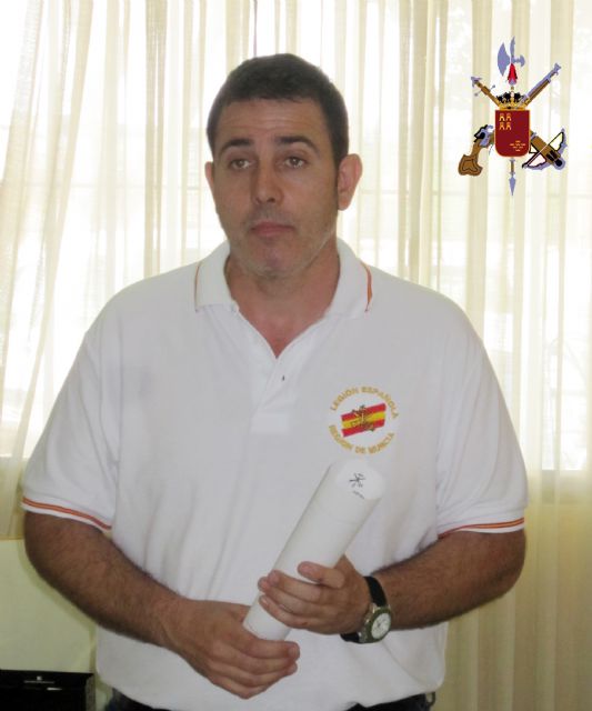 Presidente de la Hermandad El Sr. Caballero Legionario D.Miguel Ángel Martínez Oliva