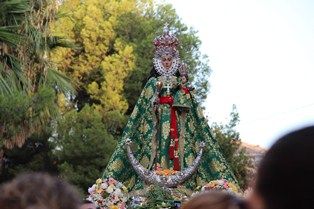 La Virgen de la Fuensanta regresa mañana jueves a Murcia