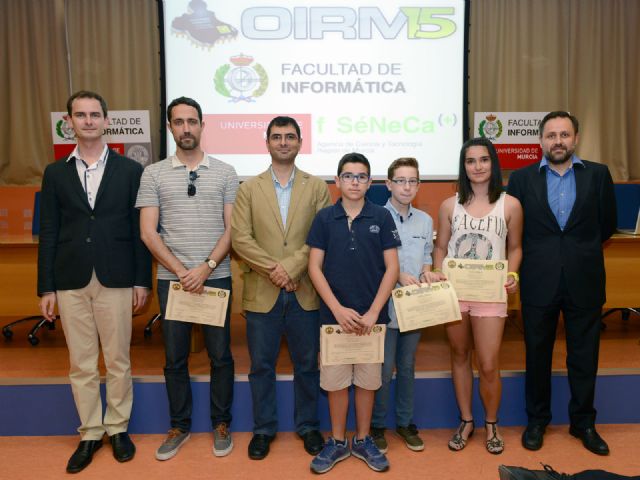 La Universidad de Murcia entrega los premios de la Olimpiada Informática de la Región