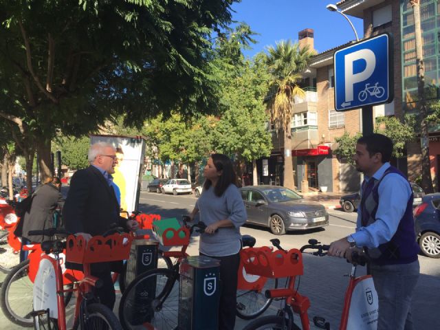 La Mancomunidad de la Ribera Alta de Valencia se interesa por la Oficina de la Bicicleta de Murcia y MUYBICI