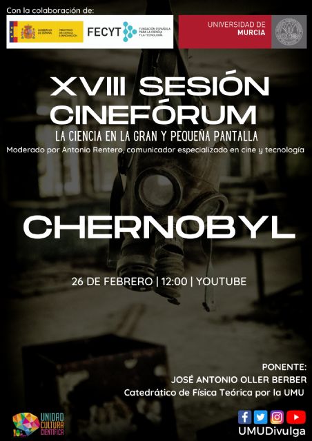 La UMU muestra el trasfondo de la serie Chernobyl a través de su cinefórum