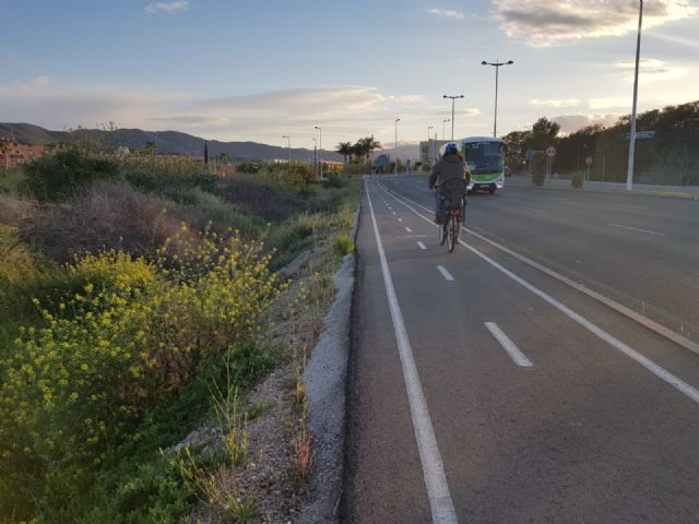 Cs reclamará en el Pleno más seguridad en el tramo del carril bici entre Algezares y La Alberca