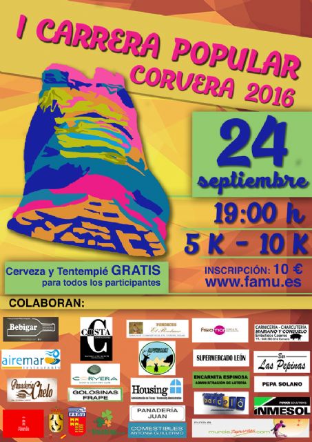 Corvera corre el 24 de septiembre