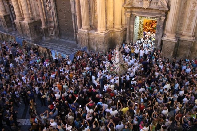 La Virgen de la Fuensanta vuelve a Murcia