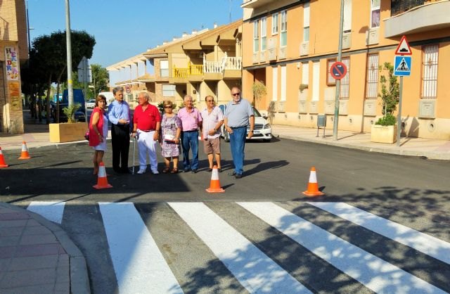 Fomento inicia la mejora de la seguridad vial en una travesía de la pedanía murciana de Alquerías