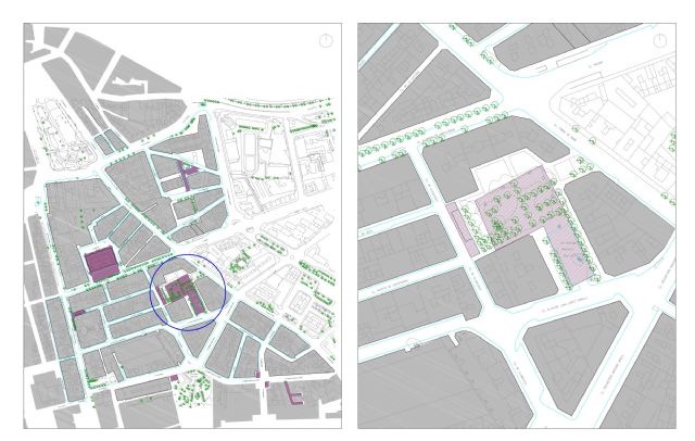 Las obras en la plaza Pintor Mariano Ballester mejorarán la movilidad peatonal y la accesibilidad del entorno