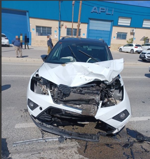 Un joven motorista fallecido en accidente de tráfico ocurrido en Los Ramos, Murcia