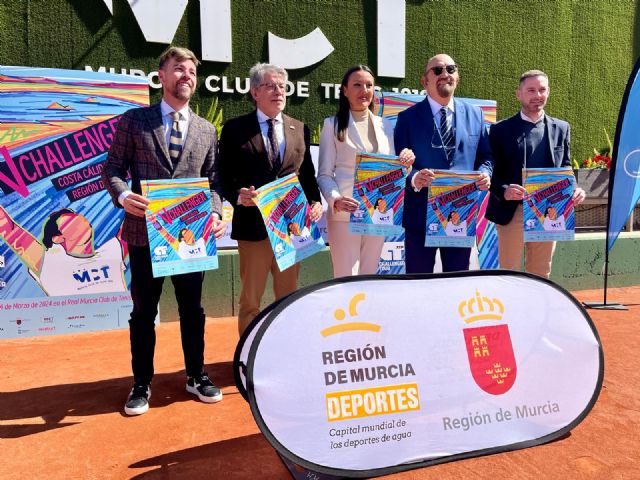 Murcia respalda con 53.000 euros la celebración del Challenger en el Murcia Club de Tenis
