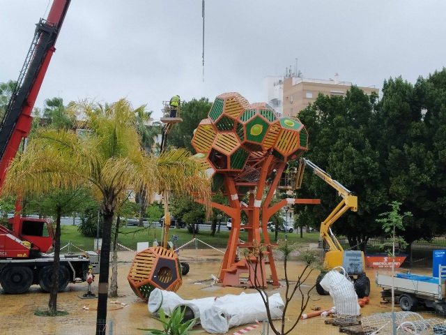 IU-Verdes Murcia reclama la suspensión de los trabajos de remodelación del Jardín del Malecón