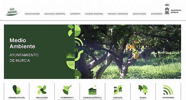 El Servicio de Medioambiente del Ayuntamiento de Murcia lanza su nueva página web